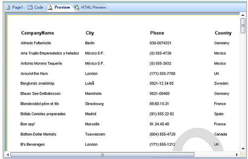 报表设计器,商业对象,Business Objects,实体模型,表格报表
